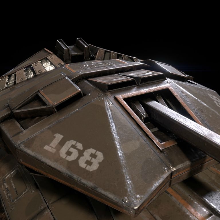 Modeled with MAX, Textured with Substance Painter